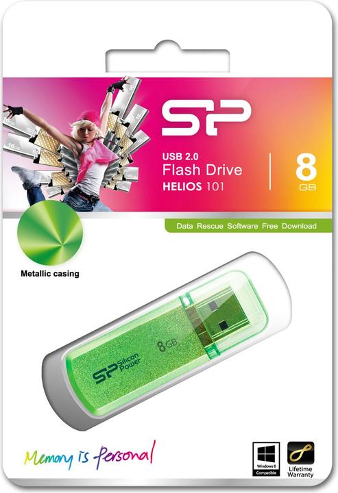 Produktbild Silicon Power Helios 101 - USB-Flash-Laufwerk (8 GB, USB-A)