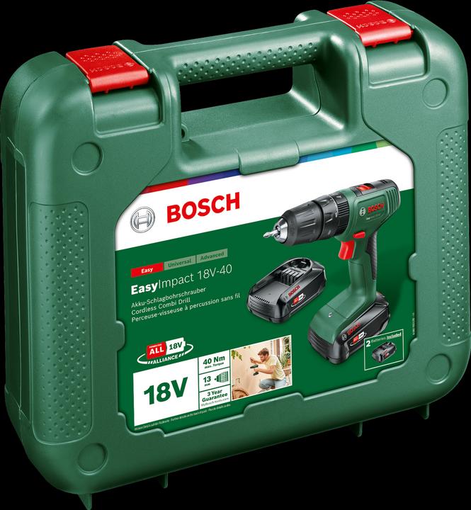Actual product image Bosch Home & Garden EasyImpact 18V-40 (Rechargeable battery operated)