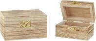 Actual product image IKO Set of 2 wooden boxes