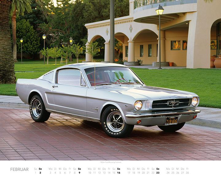 Actual product image Ford Mustang Calendar 2025 (German)