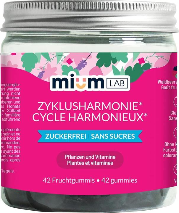 Actual product image Mium Lab Vitamingummis Zyklusharmonie (42 Piece, Gummies, 140 g)