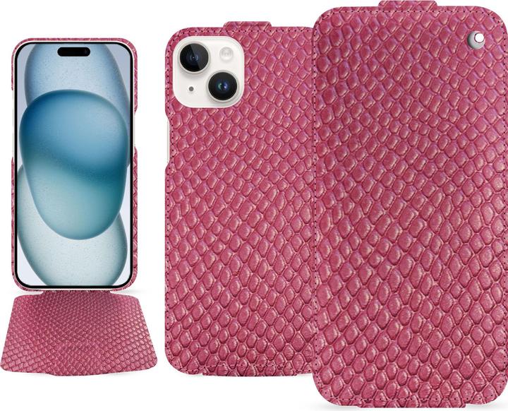 Actual product image Noreve Vertical leather shell (Apple iPhone 15)