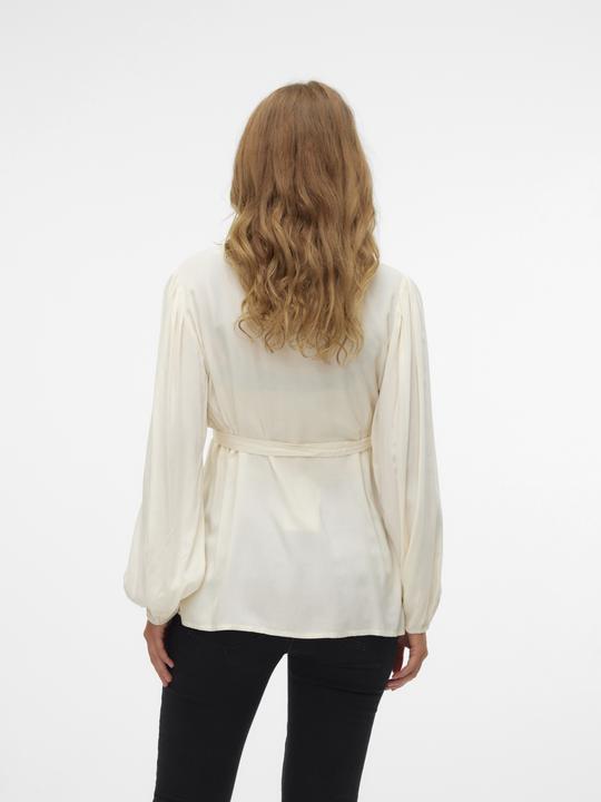 Actual product image Mamalicious Regular fit Mandarin collar Cuffs with button Balloon sleeves Top Blouse (S)