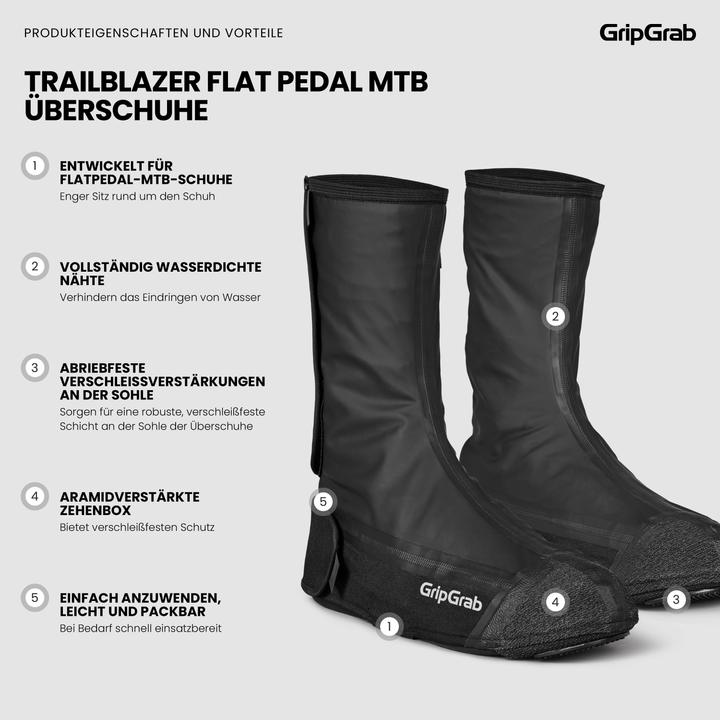 Immagine prodotto GripGrab Copriscarpe per pedali TrailBlazer a tariffa flat (38, 39)