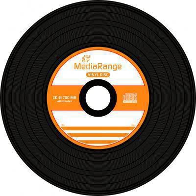 MediaRange CD-R 52x Black Vinyl cake (50) (50 x)
