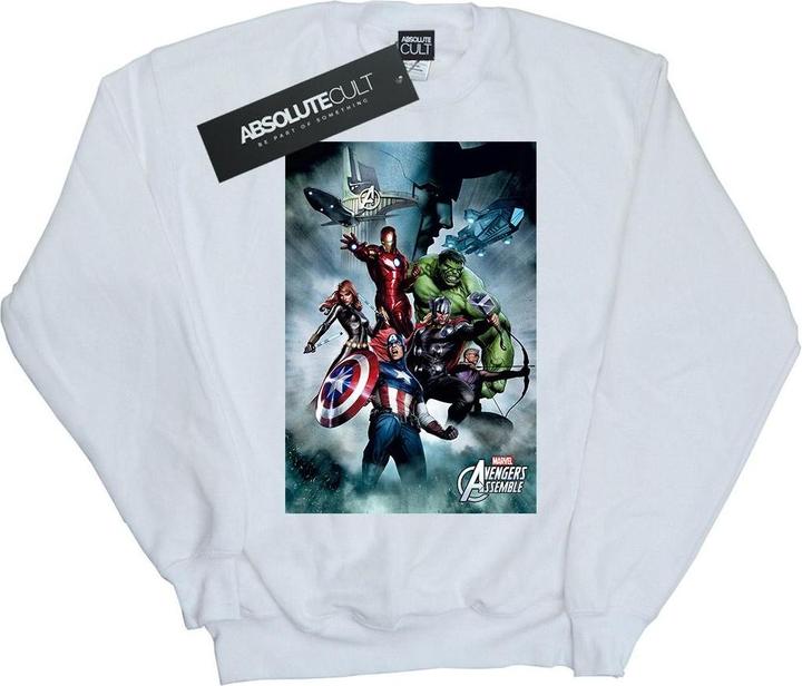 Avengers Team Montage Sweatshirt Mädchen