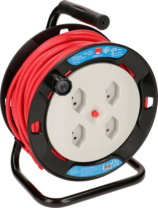 Max Hauri maxReeL 4x Typ 13, H05VV-F3G1.0 (20 m, 1.10 mm²)