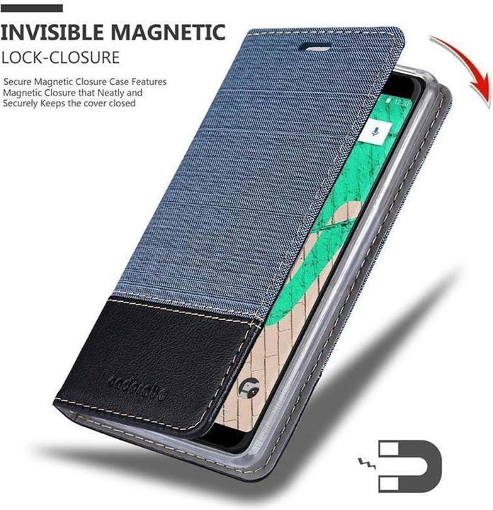 Actual product image Cadorabo Book Jeans Optics Cover (Wiko View Max)