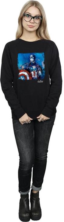 Immagine prodotto Captain America Art Felpa Donna (XXL)