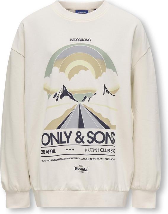 Produktbild Only & Sons Junior OSJROAD Sweatshirt Sweatshirt (134)