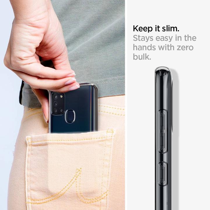 Actual product image Spigen Liquid Crystal (Samsung Galaxy A21s)