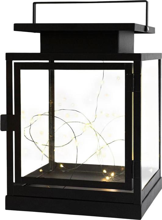 Sirius Lantern Solar Lui, Black (20 x 20 x 28 cm, 1 x)