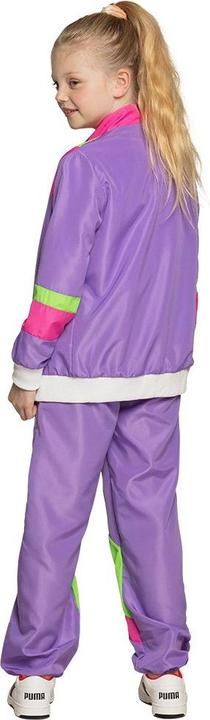 Actual product image Boland 80s - Purple Retro Tracksuit (128, 134, 140)