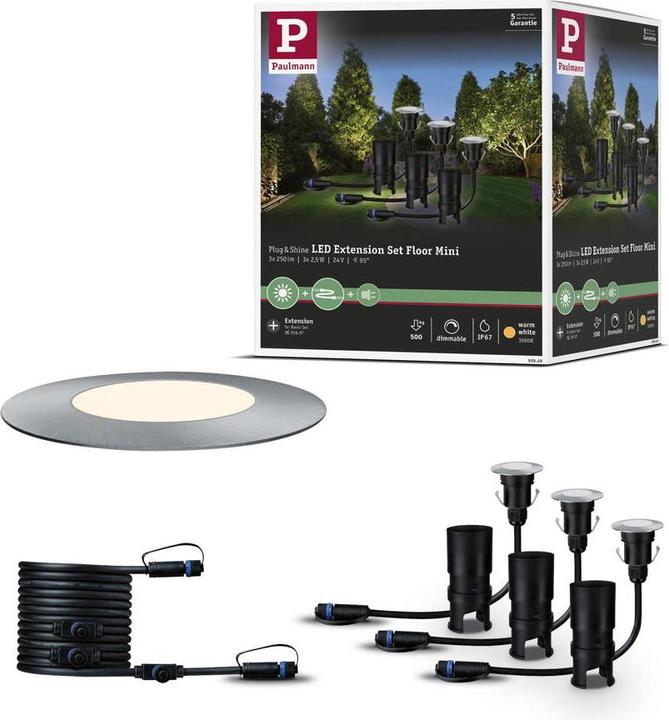 Immagine prodotto Paulmann Plug & Shine Floor Mini (95 lm, IP65)