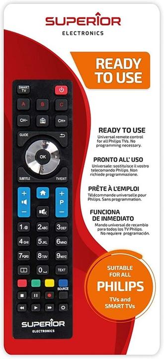 Produktbild Superior Telecomando Universale Philips Funzioni Smart TV (Universal Fernbedienung, Infrarot)