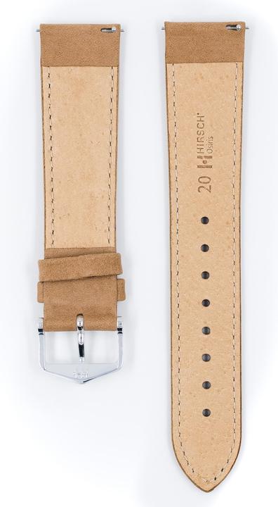 Actual product image Hirsch Osiris Nubuck (20 mm, Calf, Galaxy Watch 6, Galaxy Watch 6 Pro, Huawei Watch GT 3 Pro (43mm), Polar Unite, Garmin vívoactive 5, Garmin Forerunner 55, Galaxy watch 4 (40mm), Galaxy watch 4 (44mm), Galaxy Watch 5 (44mm), Galaxy Watch 5 Pro)
