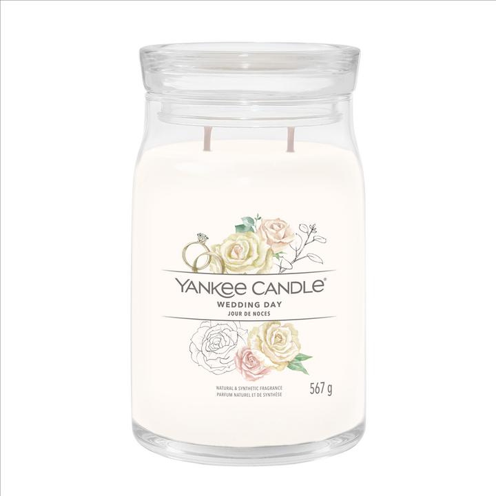 Productafbeelding Yankee Candle Geurkaars Huwelijksdag Handtekening Grote Pot