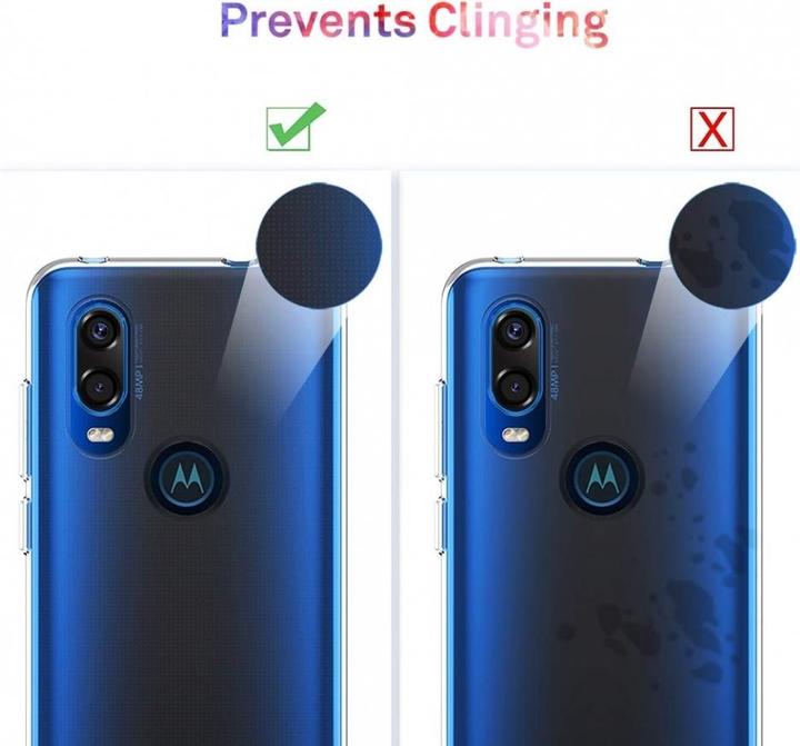 Produktbild Screenguard Motorola One Vision Flexible TPU Clear Case (Motorola One Vision)