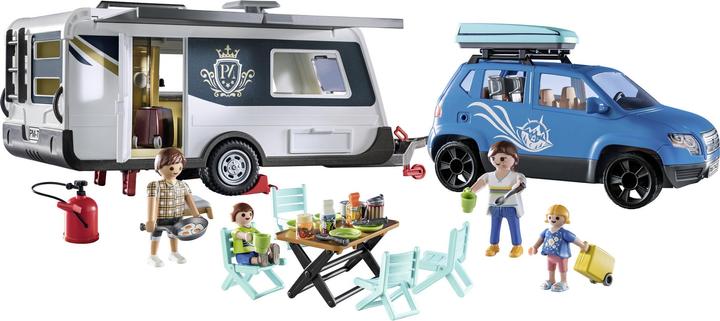 Produktbild Playmobil Wohnwagen mit Auto (71423, Playmobil Family Fun)