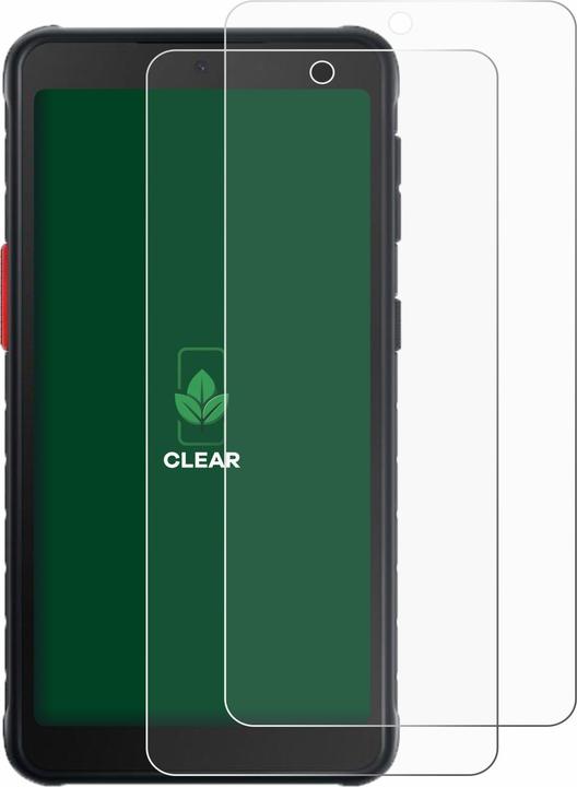Actual product image ScreenLeaf Protective film sustainable screen protector screen protector film clear transparent (2 Piece, Samsung Galaxy Xcover 5)