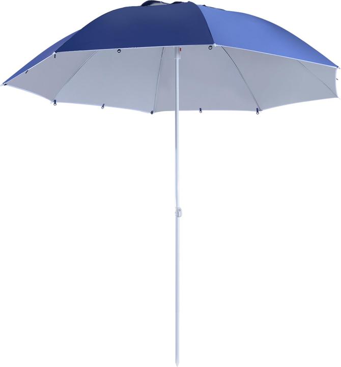 Immagine prodotto Outsunny Ombrellone e tenda da spiaggia 2 in 1 (2.10 m)