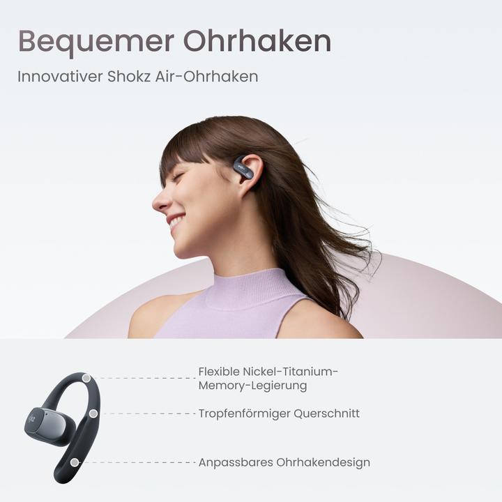 Produktbild Shokz OpenFit Air (NC, 6 h, Kabellos)