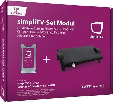SimpliTV Simpli TV set module Simpli module + Simpli antenna (CI module)