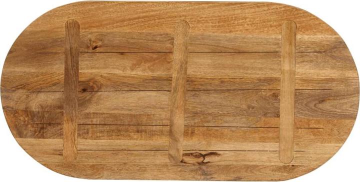 Produktbild VidaXL Tischplatte Holzplatte Massivholzplatte 120x60x3,8cm Oval Mangoholz