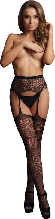 Actual product image Le Désir Garterbelt stockings with lace top - O/S (One size)