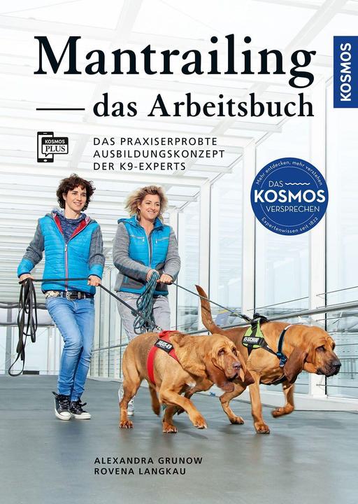Actual product image Kosmos Mantrailing - das Arbeitsbuch (German, Rovena Langkau, Alexandra Grunov, 2023)