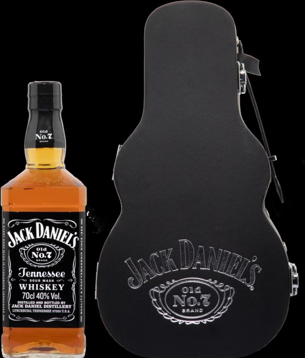 Immagine prodotto Jack Daniel's Tennessee Whiskey Guitar Case Edition 40% Vol. 0,7l in confezione regalo (Whisky del Tennessee)