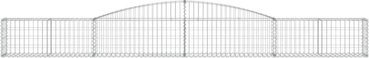 Image du produit VidaXL Gabionen mit Hochbogen 7 Stk. 400x30x40/60 cm Verzinktes Eisen