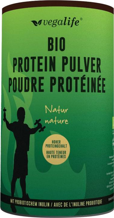 vegalife Protein Pulver Natur (Neutral, Mahlzeitenersatz oder Müesli, Sport-Shake, leicht nussig, 1 Stk., 450 g)