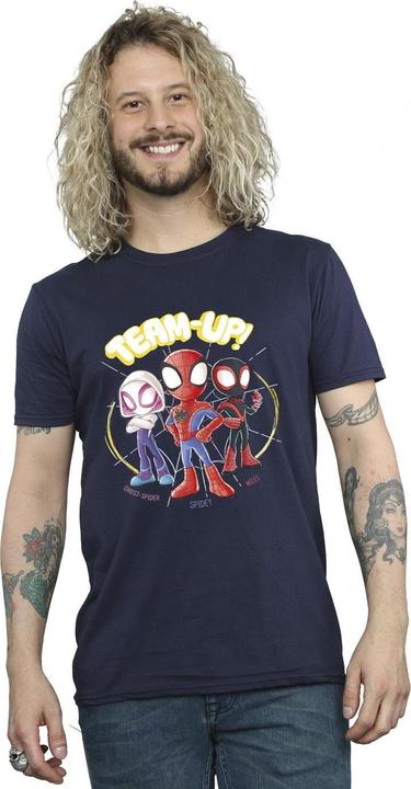 Image du produit - T-shirt SPIDEY AND HIS AMAZING FRIENDS SKETCH - Homme (4XL)