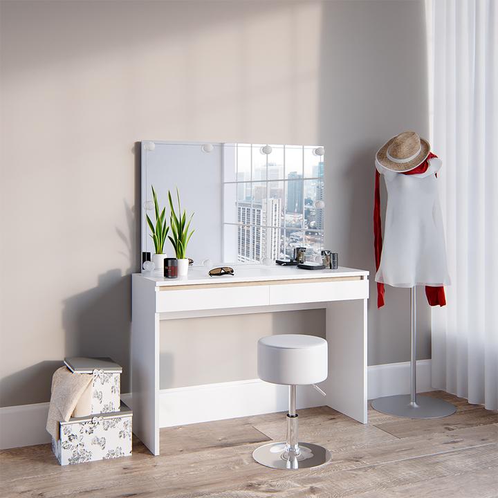 Produktbild Vicco Emma mit Hocker und Beleuchtung (120 x 42 x 83 cm)