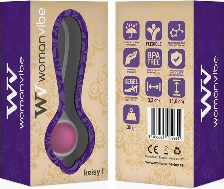 Immagine prodotto Womanvibe Keisy I Ball Geisha in silicone - Rosa