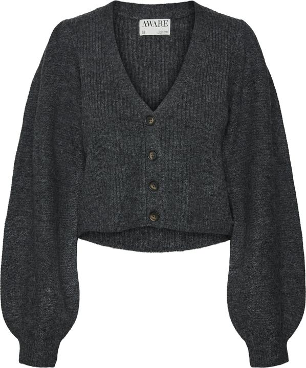 Immagine prodotto Vero Moda Vestibilità regolare Scollo a V Polsini a coste Maniche a palloncino Cardigan Cardigan (XS)