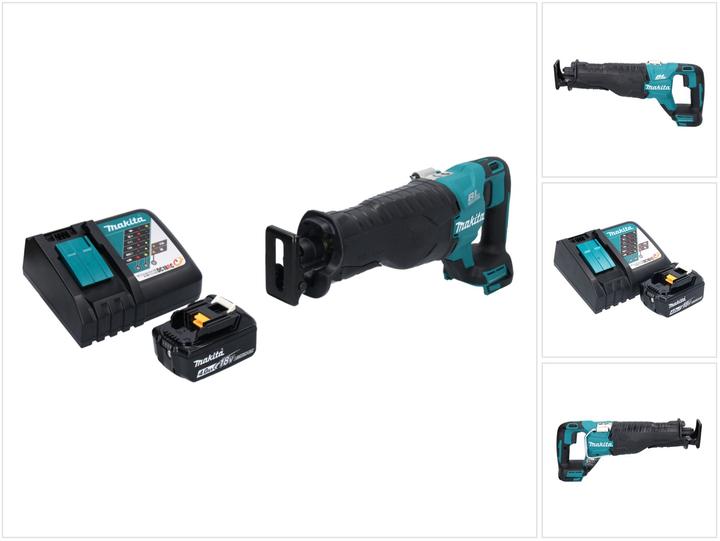 Produktbild Makita DJR 187 RM1 Akku Reciprosäge Säbelsäge 18 V Brushless + 1x Akku 4,0 Ah + Ladegerät