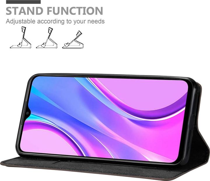 Productafbeelding Cadorabo Boek Onzichtbare Magneethoes (Xiaomi Redmi 9)
