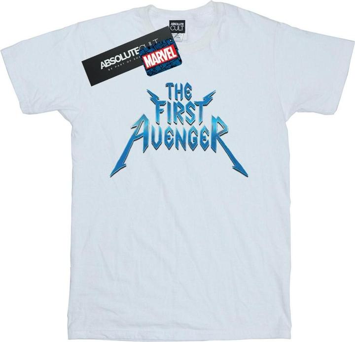 The First Avenger Metal Logo TShirt (XXL)