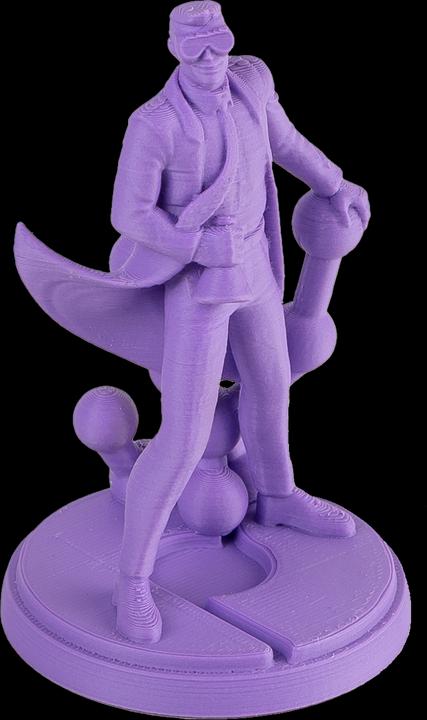 Actual product image Polymaker PolyTerra (PLA, 1.75 mm, 1000 g, Violet)