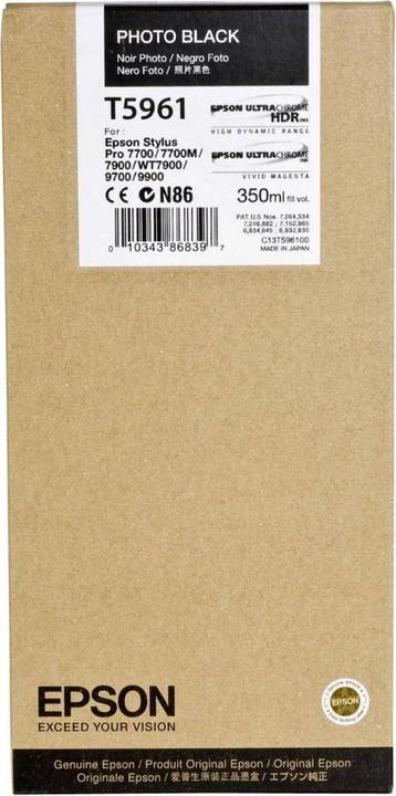 Immagine prodotto Epson T5961 (PBK)