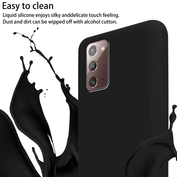 Actual product image Cadorabo TPU Cover Mobile Phone Chain Liquid (Samsung Galaxy Note 20)