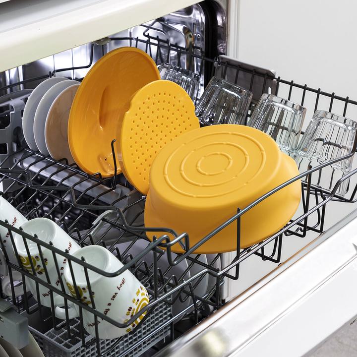 Produktbild InnovaGoods Dampfgarer für die Mikrowelle - Orange (Kunststoff)