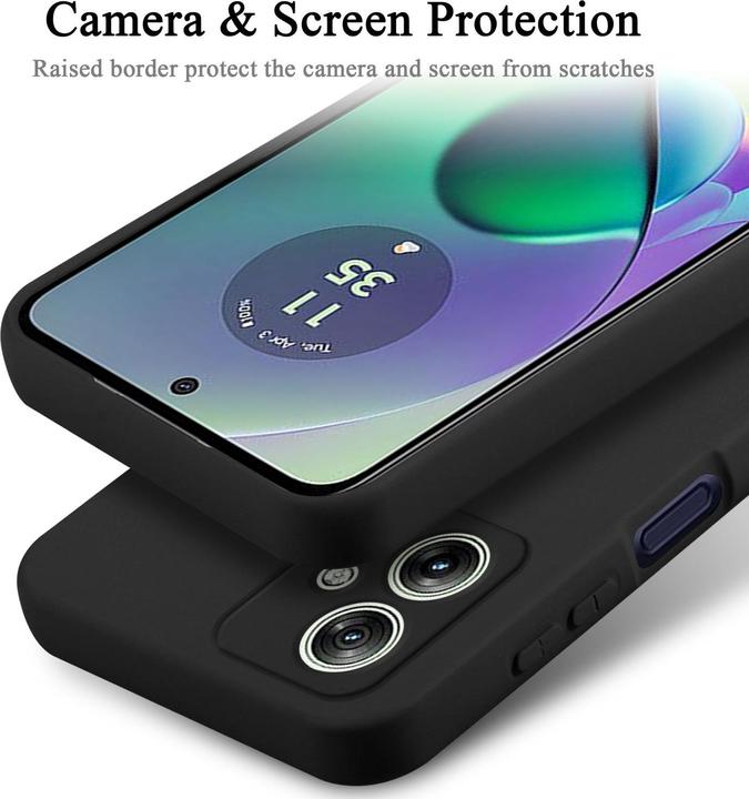 Produktbild Cadorabo Hülle für Motorola Moto G54 TPU im Liquid Schutz Silikon Design (Motorola Moto G54)