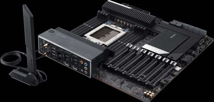Actual product image ASUS Pro Ws Wrx80e-Sage Se Wifi Ii (sWRX8, AMD WRX80, E-ATX)