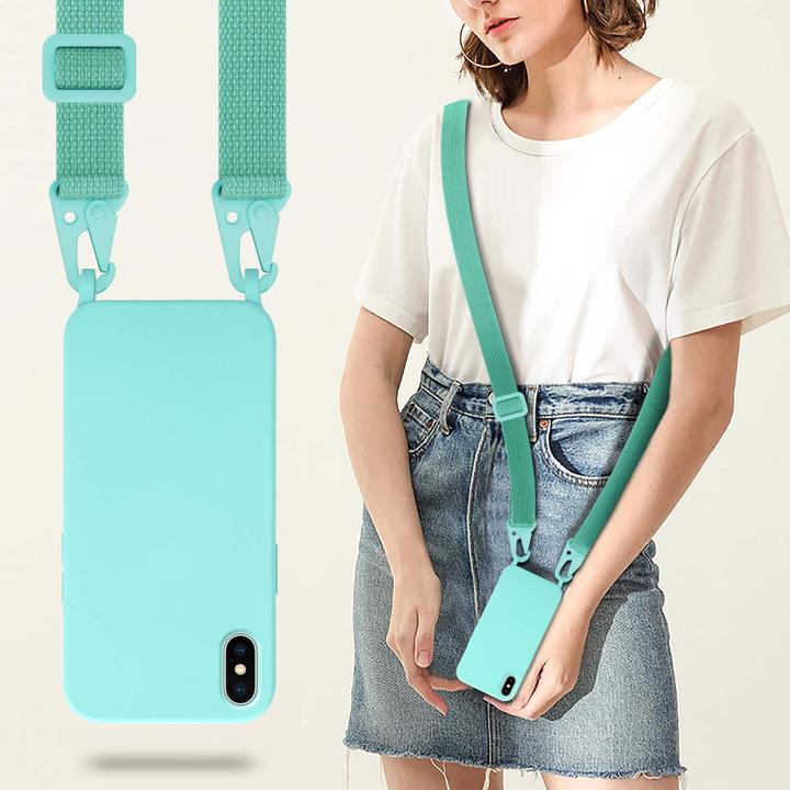 Produktbild Cadorabo TPU Cover Handy Kette Liquid (Apple iPhone X)
