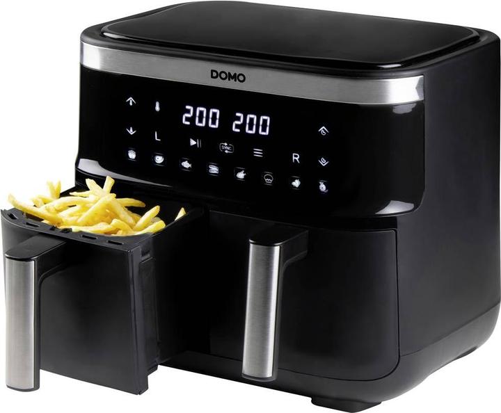 Actual product image Domo DO537FR Deep fryer Overheating protection, timer function, with display, non-stick coating
