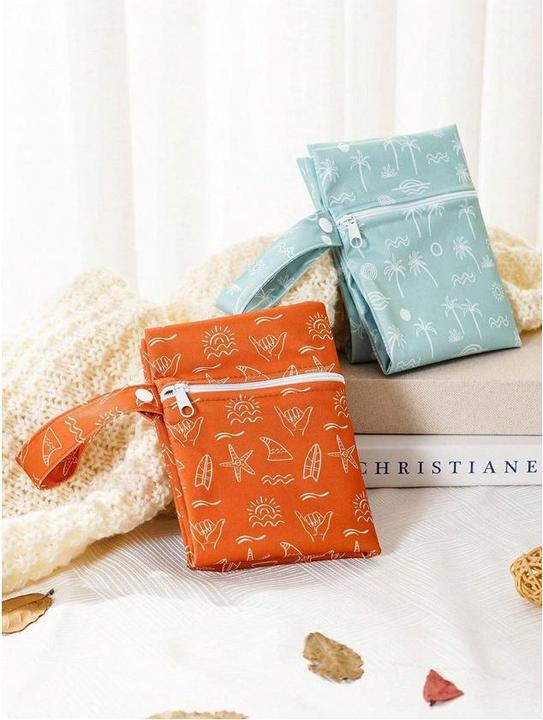 Produktbild ASMI 2 Stück Wetbag Windeltasche Set 25x35 cm
