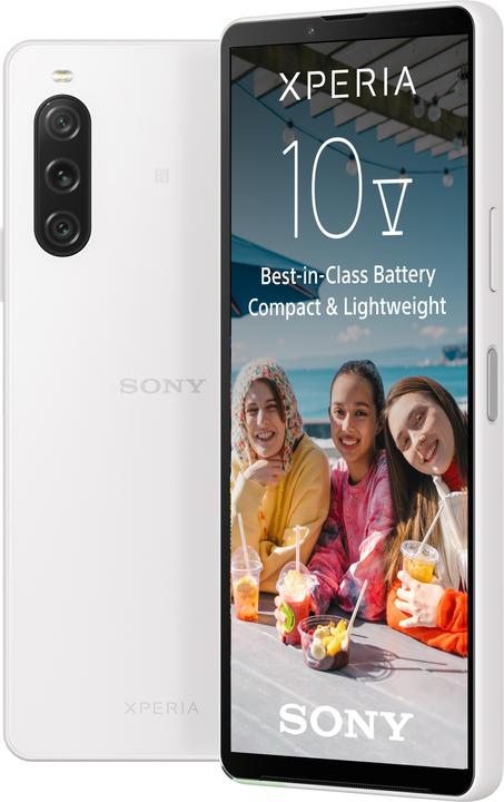 Sony Xperia 10 V (128 GB, White, 6.10", SIM + eSIM, 48 Mpx, 5G)